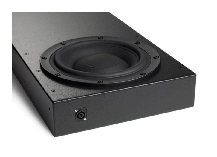 Close view of Meridian DSW 600 SUBWOOFER