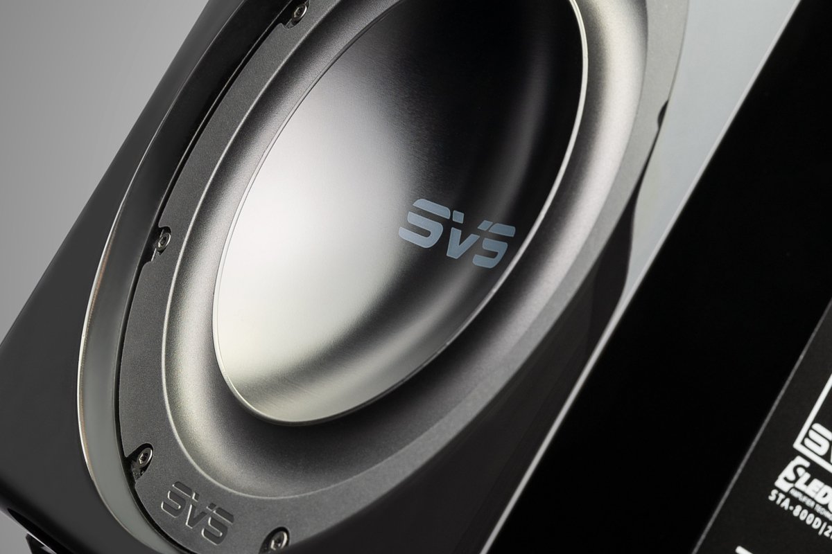 Close view of SVS 3000 Micro subwoofer