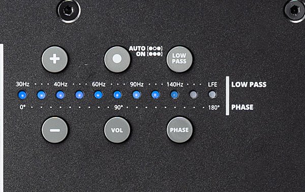 Controller view of SVS SB-2000 Subwoofer Review