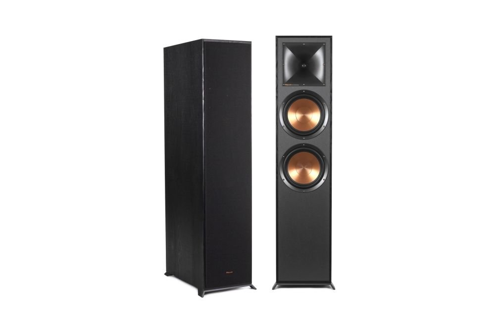 Front and back view of Klipsch R-820F Floorstanding Speaker 