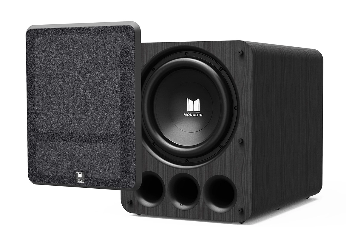 Front view of Monoprice Unveils THX Subwoofers