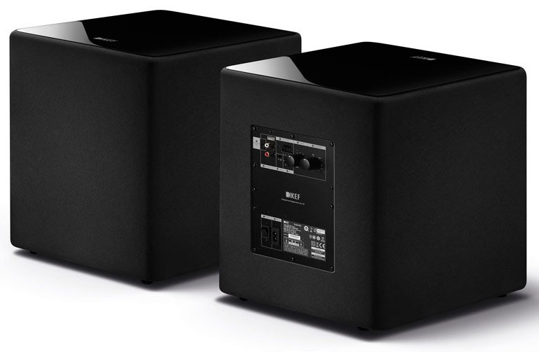 Front and back view of KEF Kube 8b