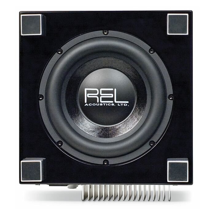 Close view of REL T5 Bass Subwoofer.