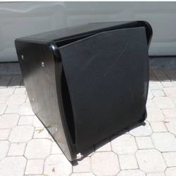 View of Revel Ultima Sub 30 powered subwoofer