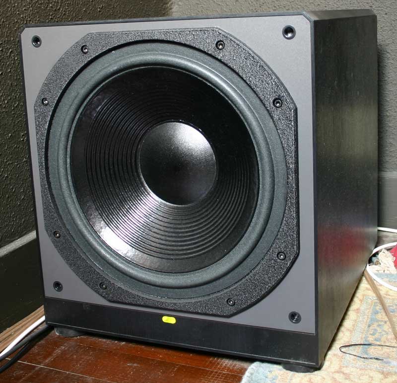 View of Paradigm Reference Servo-15 powered subwoofer